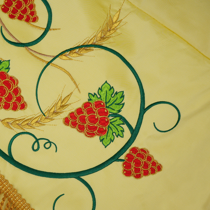 Sacred Processional Canopy, beautifully adorned with the Pelican embroidery