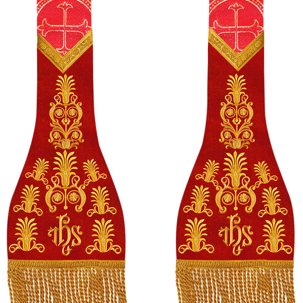 Roman Stole with embroidered motif