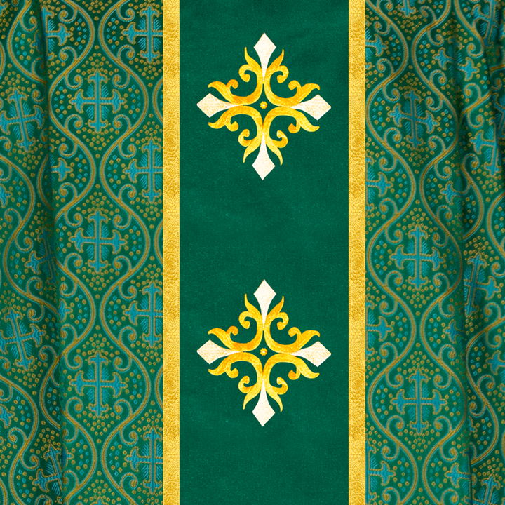 Gothic Chasuble with Cross Motif