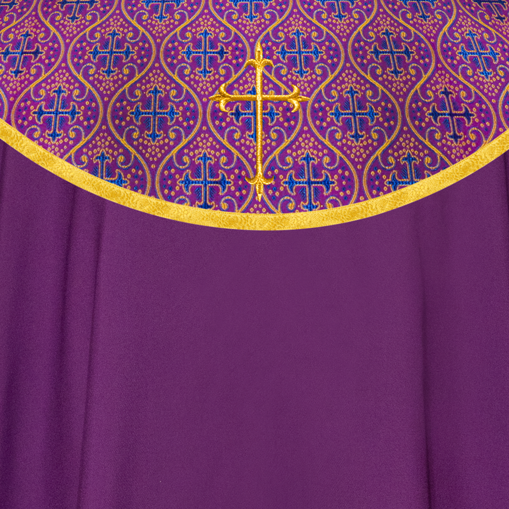 Gothic Chasuble with Neckline Orphrey