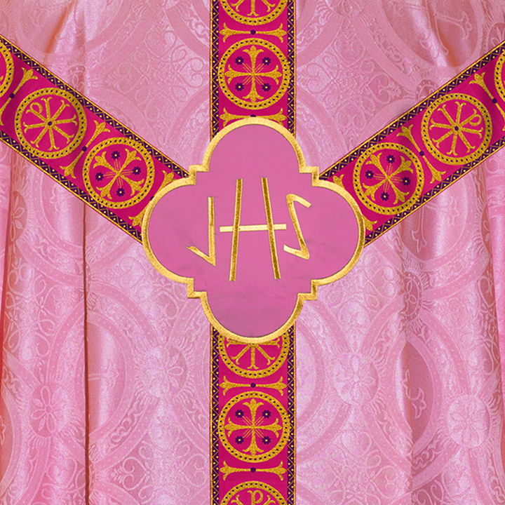 Divine Pugin Chasuble with Braided Lace Orphrey