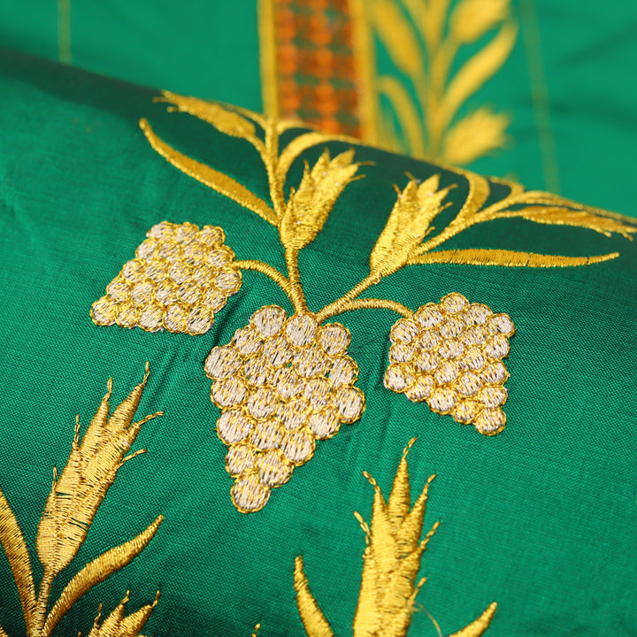 Stole with adorned embroidery