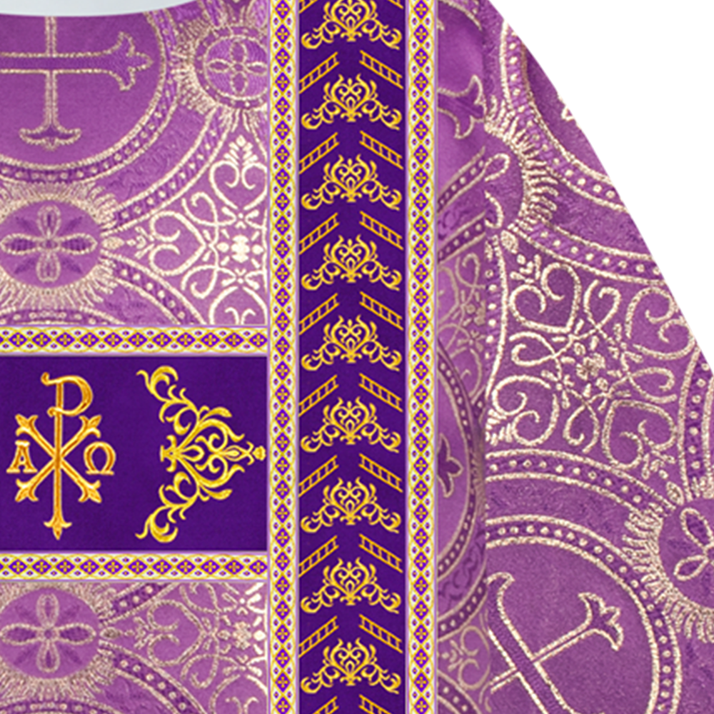 Liturgical Dalmatics With Ornate Braids and Trims