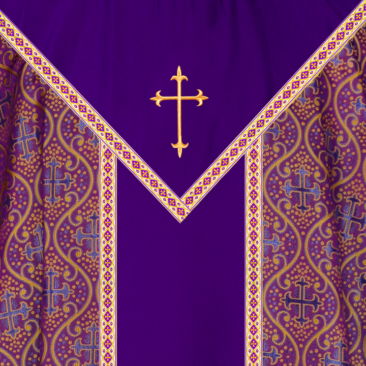 Gothic Chasuble with Western Cross Motif