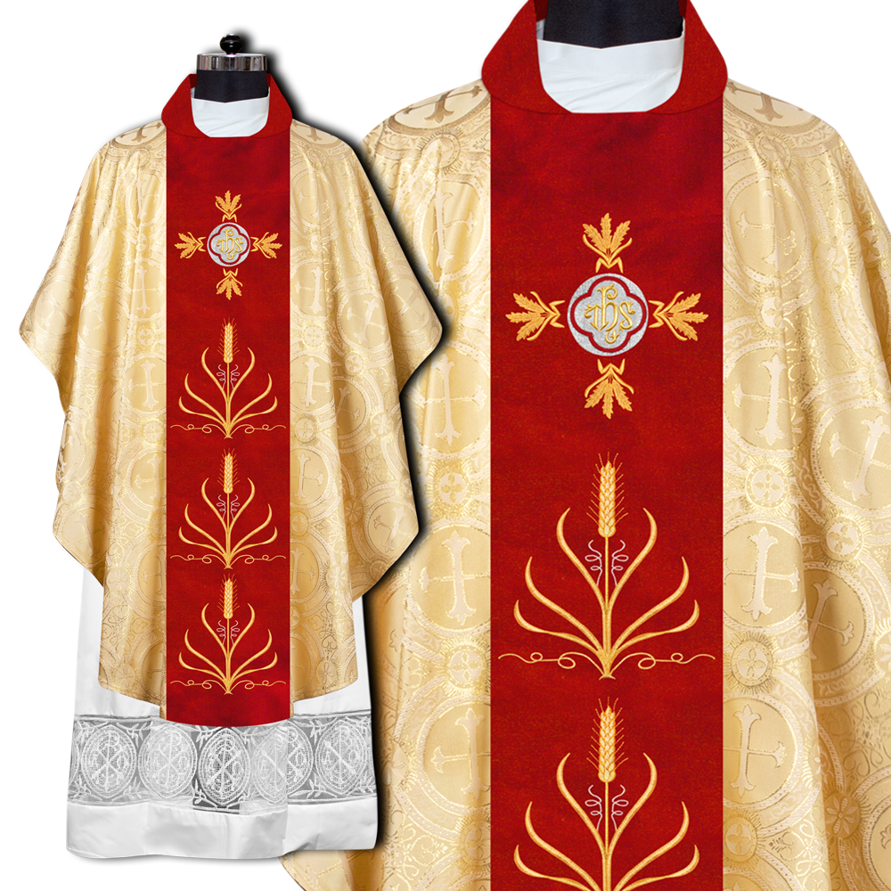 Gothic Chasuble with adorned embroidery