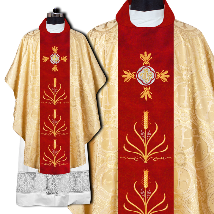 Gothic Chasuble with adorned embroidery