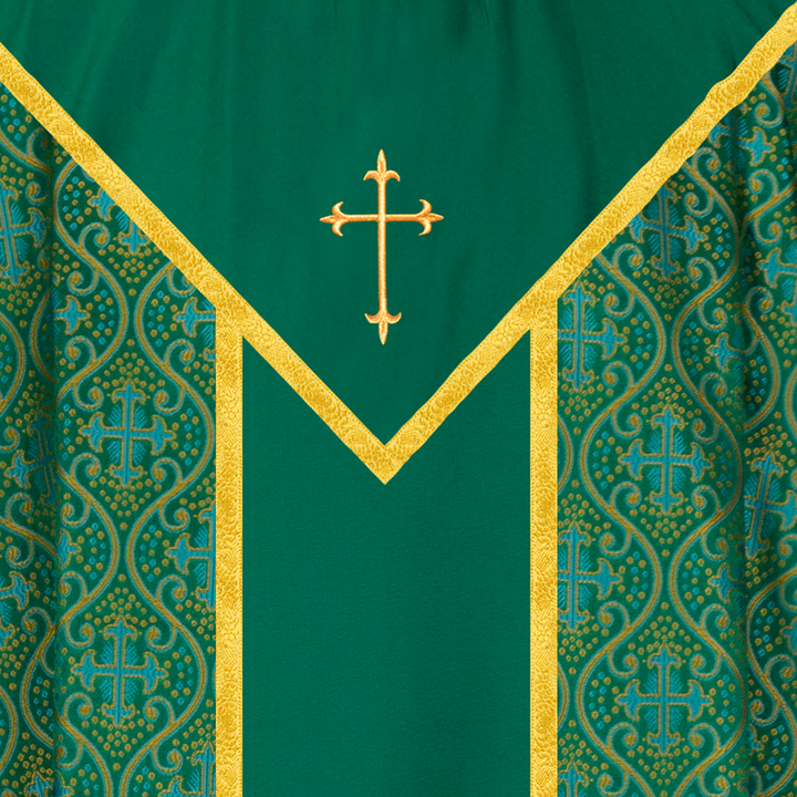 Gothic Chasuble adorned with Cross