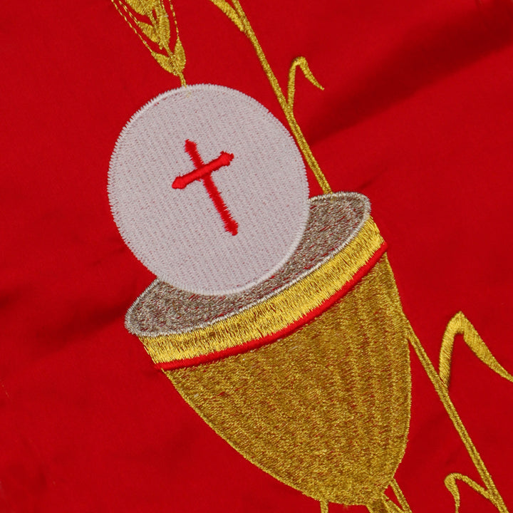 Gothic chasuble adorned with sacred embroidery