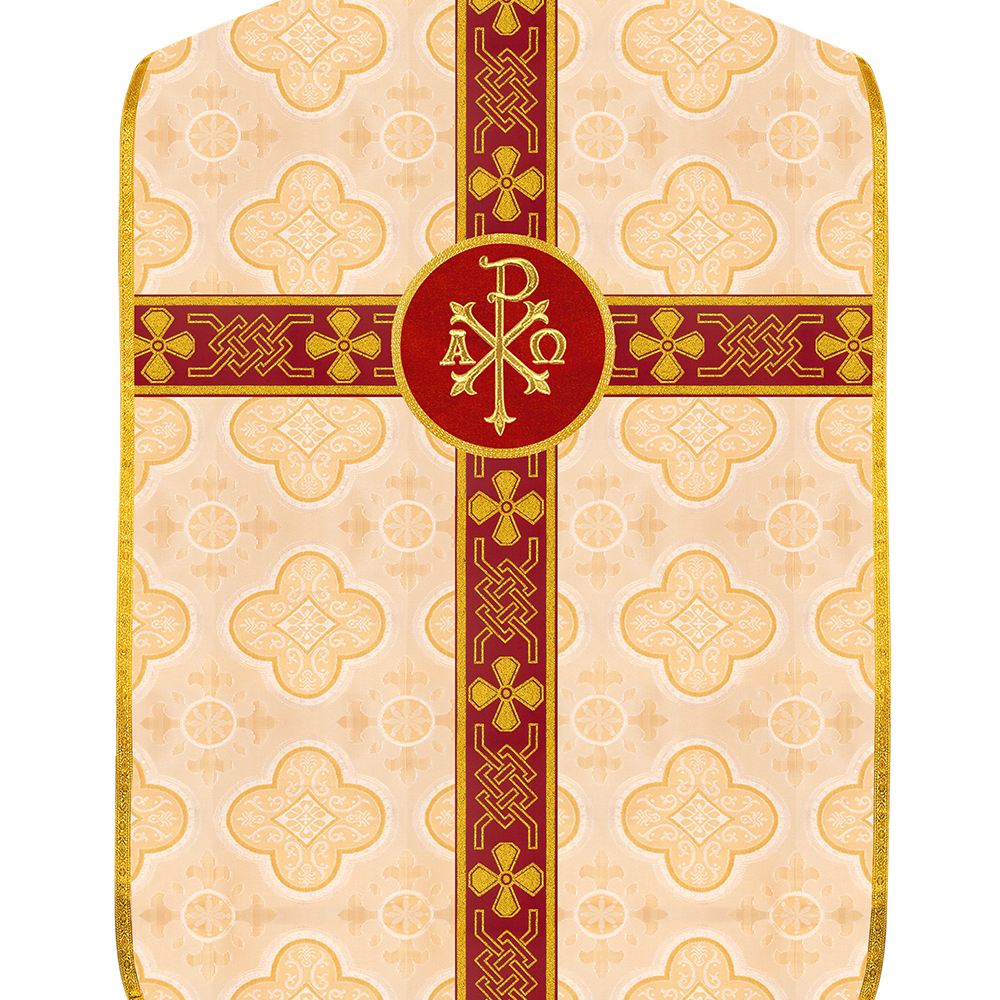 Roman chasuble adorned with lace