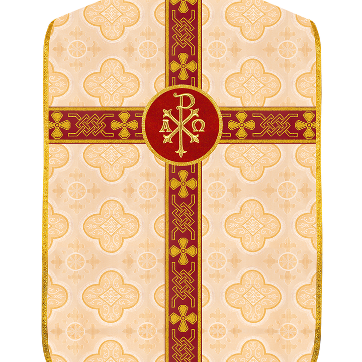 Roman chasuble adorned with lace