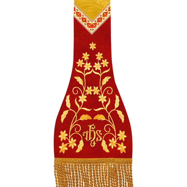 Floral Embroidered Roman stole