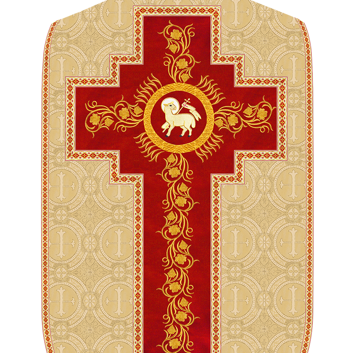 Set of Four Grapes Embroidery Roman Chasuble Vestments