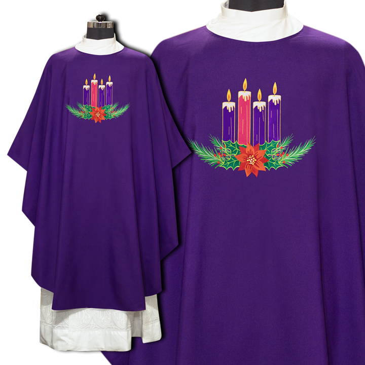 Advent Gothic Chasuble - Gloria