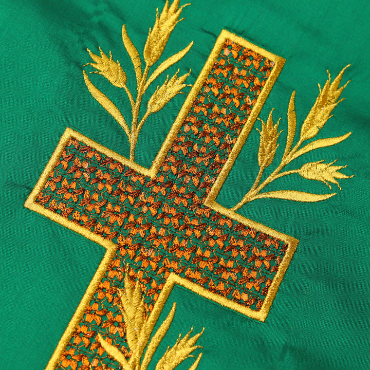 Stole with adorned embroidery