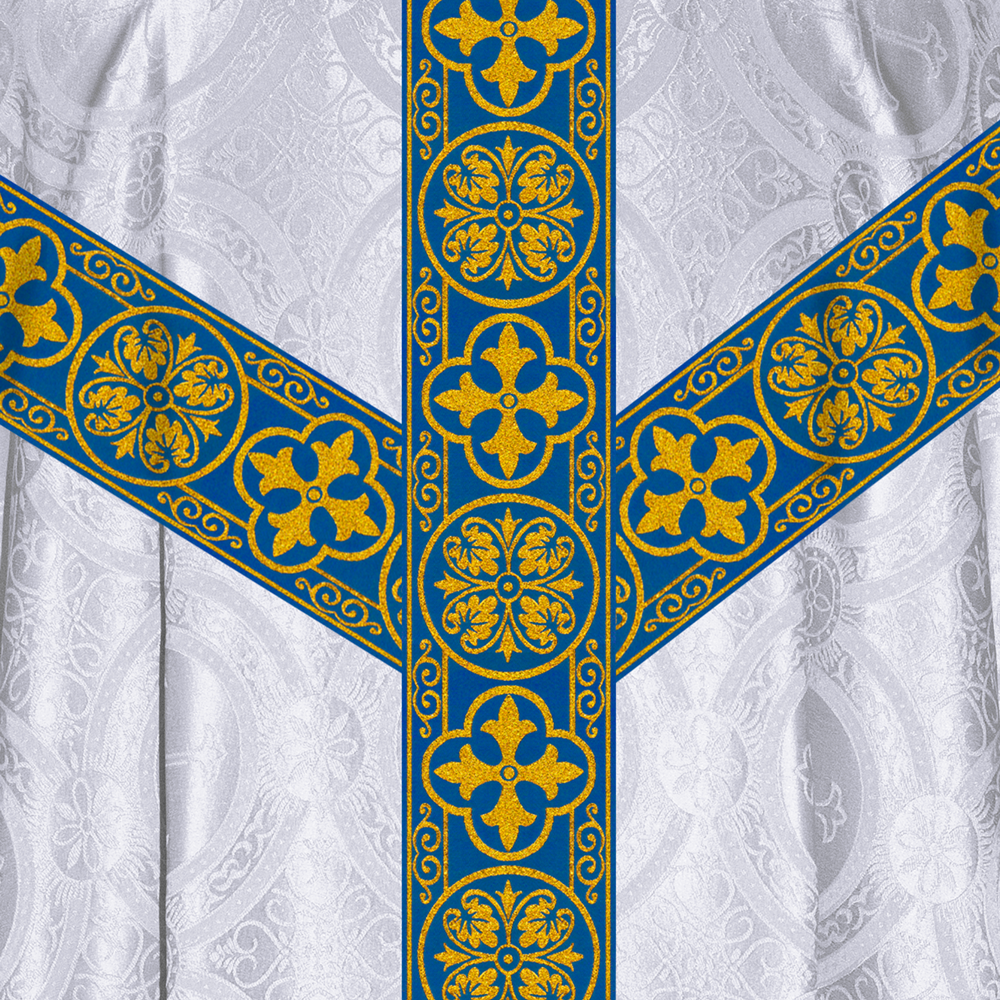 Gothic Chasuble Vestments with Braided trims