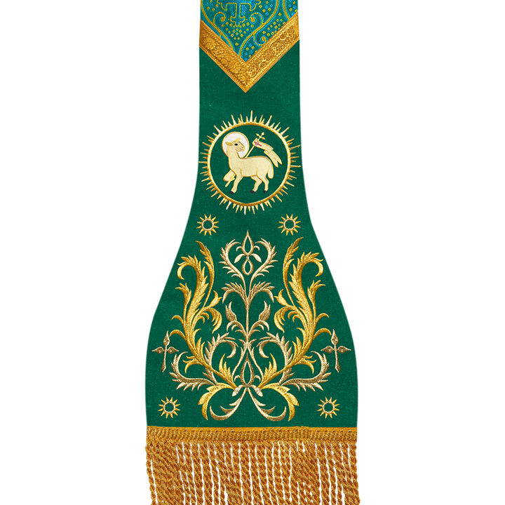 Catholic Stole with embroidery motif