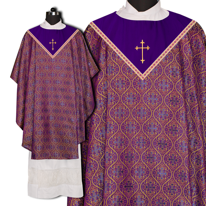 Gothic Chasuble with Western Cross Motif