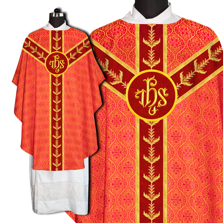 Gothic Style Chasuble with Adorned Lace