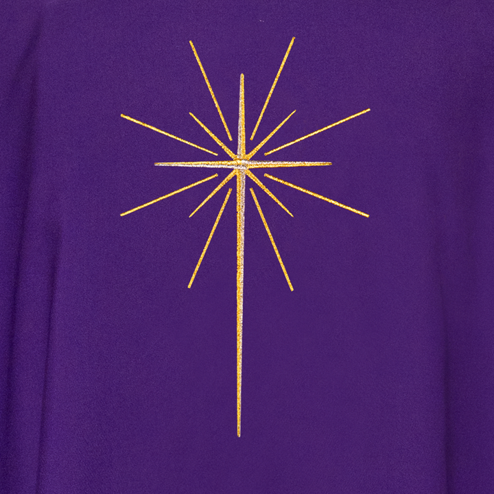 Advent Gothic Chasuble - O Come let Us Adore Him