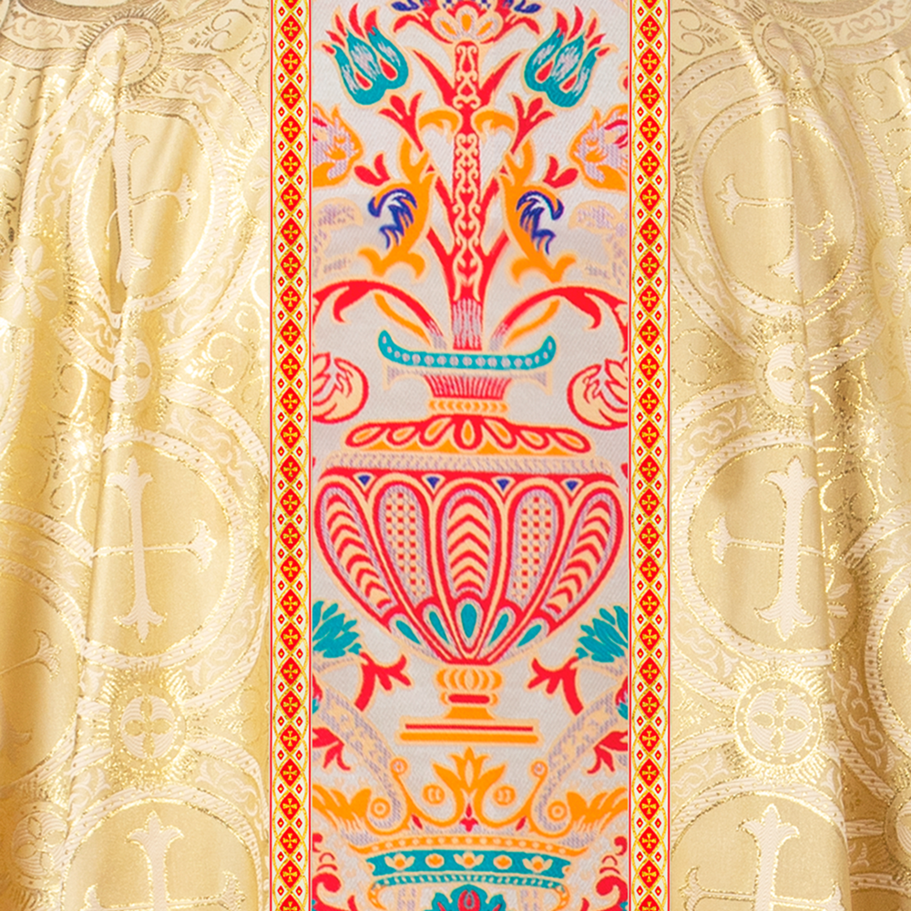 Coronation Tapestry Chasuble Braided with Trims