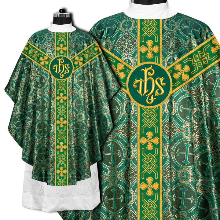 Gothic Chasuble adorned with lace