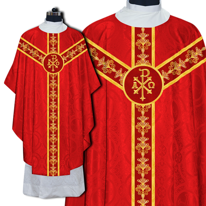 Gothic Chasuble with Ornate Embroidery