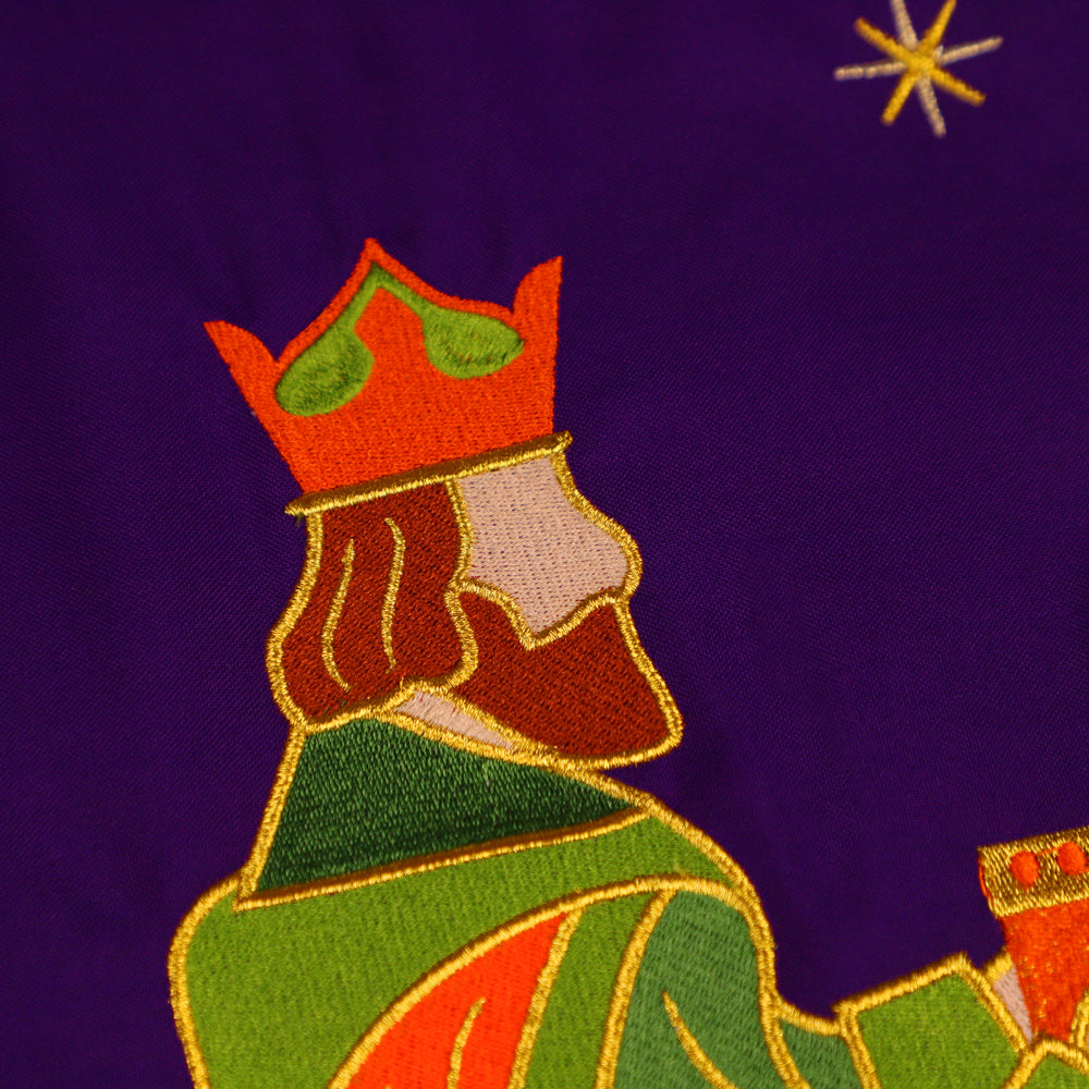 Advent Church Banner - Silent Night