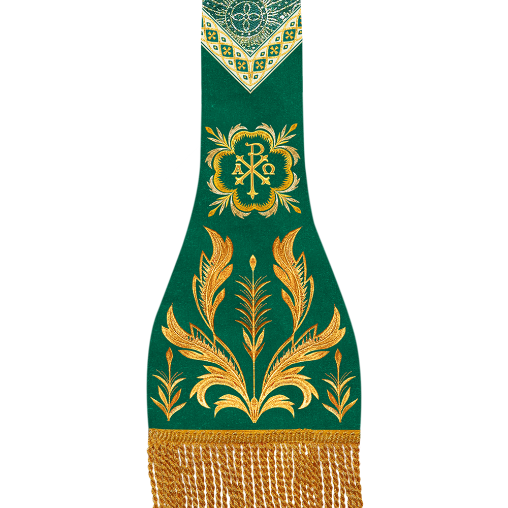 Spiritual Catholic Stole with Embroidery