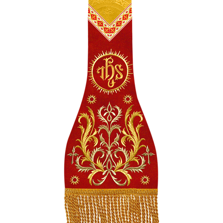 Roman Stole with Braided Embroidery