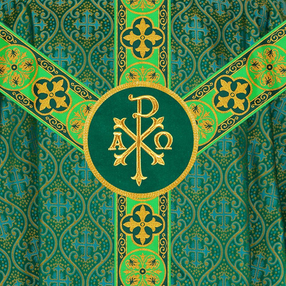 Pugin Style Chasuble with spiritual Motif