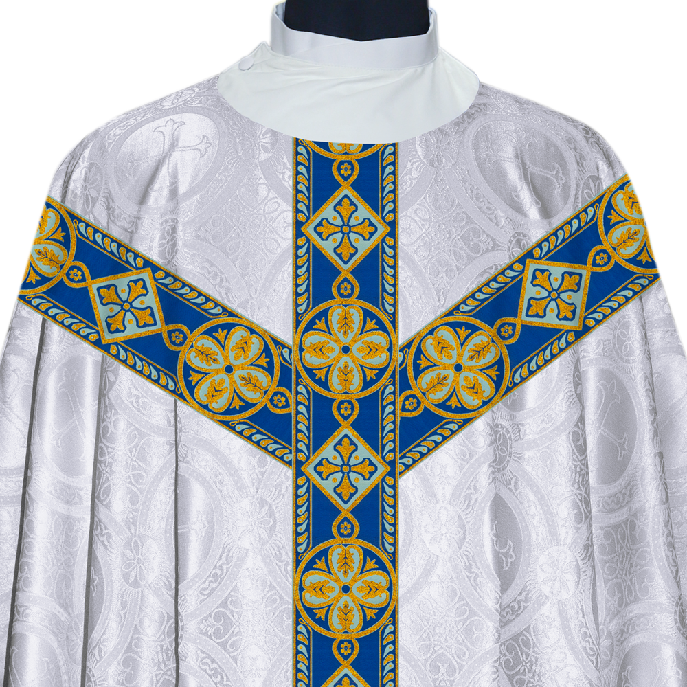 Gothic Chasuble Vestments with Braided trims