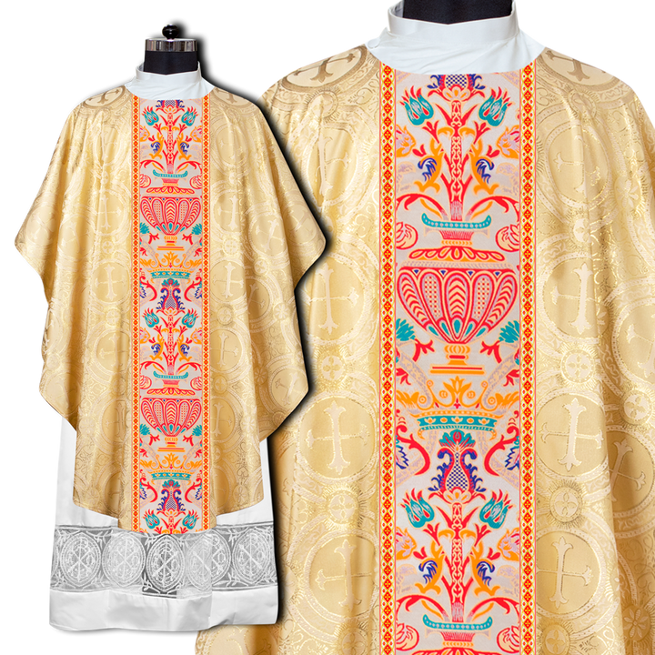 Coronation Tapestry Chasuble Braided with Trims