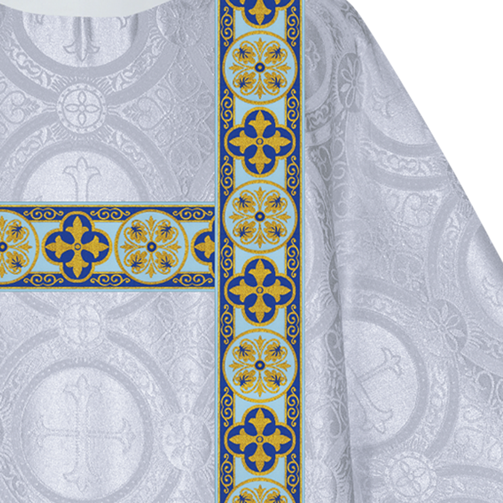 Dalmatics Vestment with Woven Braided Trims