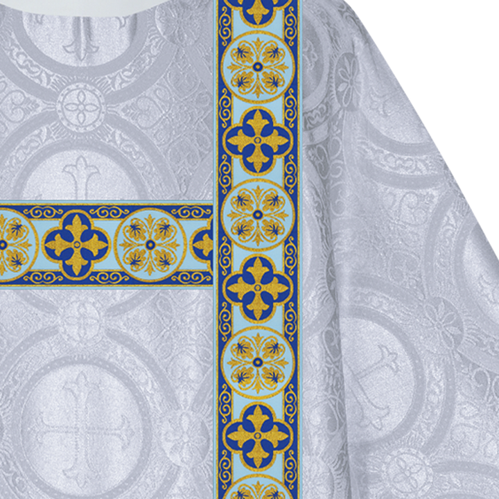 Dalmatics Vestment with Woven Braided Trims