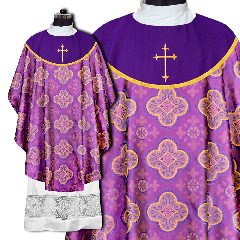 Gothic Chasuble With Western Cross