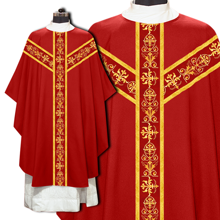 Ornate Embroidery Gothic Chasuble Vestments