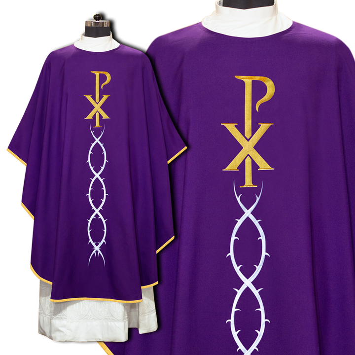 Lenten PAX Gothic chasuble