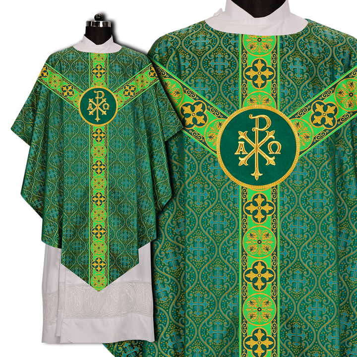 Pugin Style Chasuble with spiritual Motif