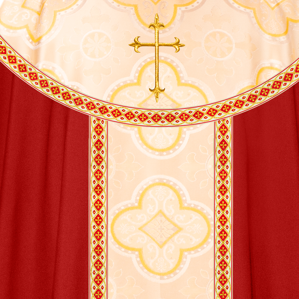 Gothic Chasuble Vestments with liturgical trims