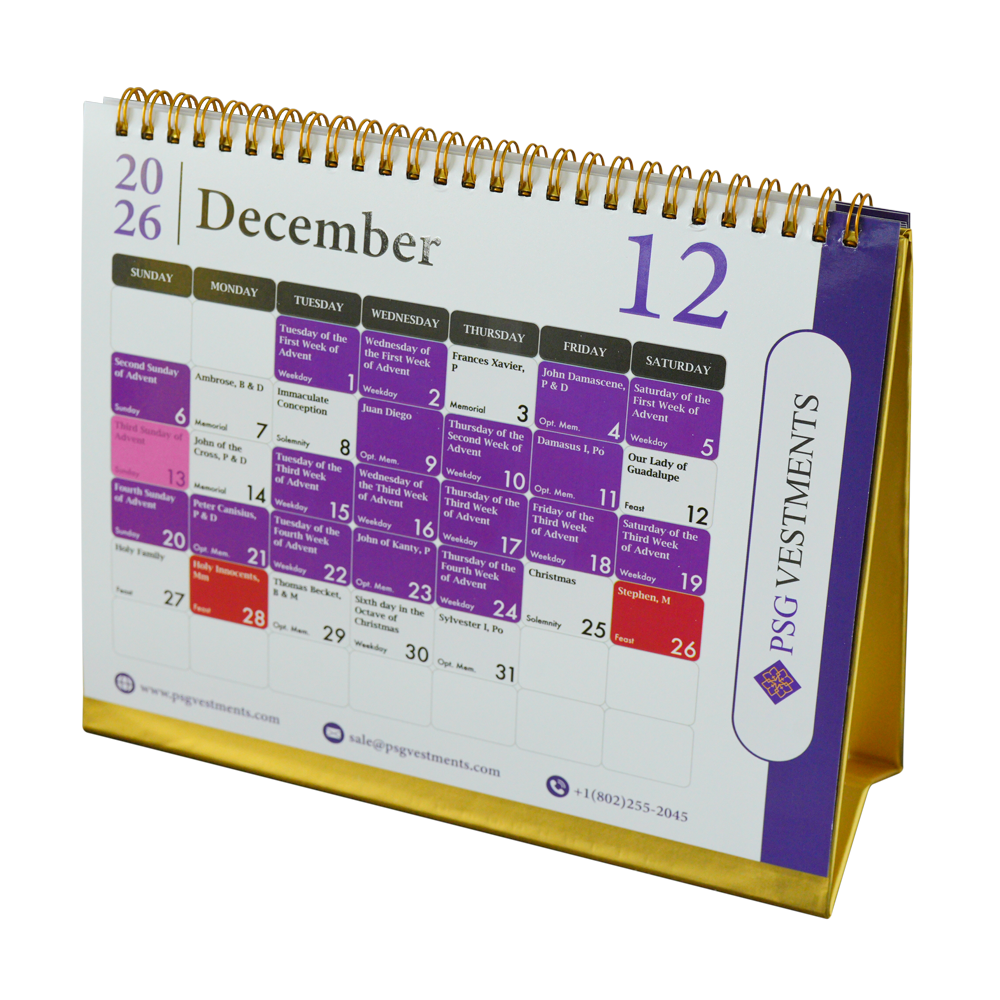 Liturgical Calendar 2026