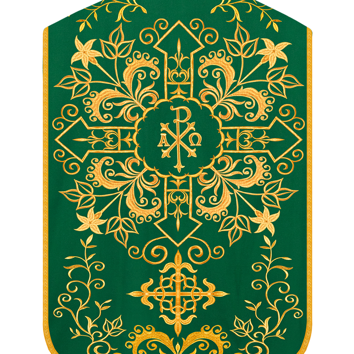 Roman chasuble with adorned embroidery