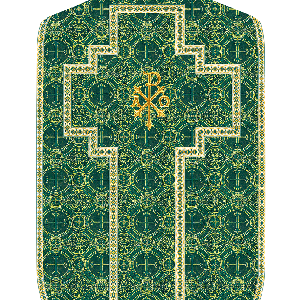 Roman Chasuble with Adorned Motif and Trims