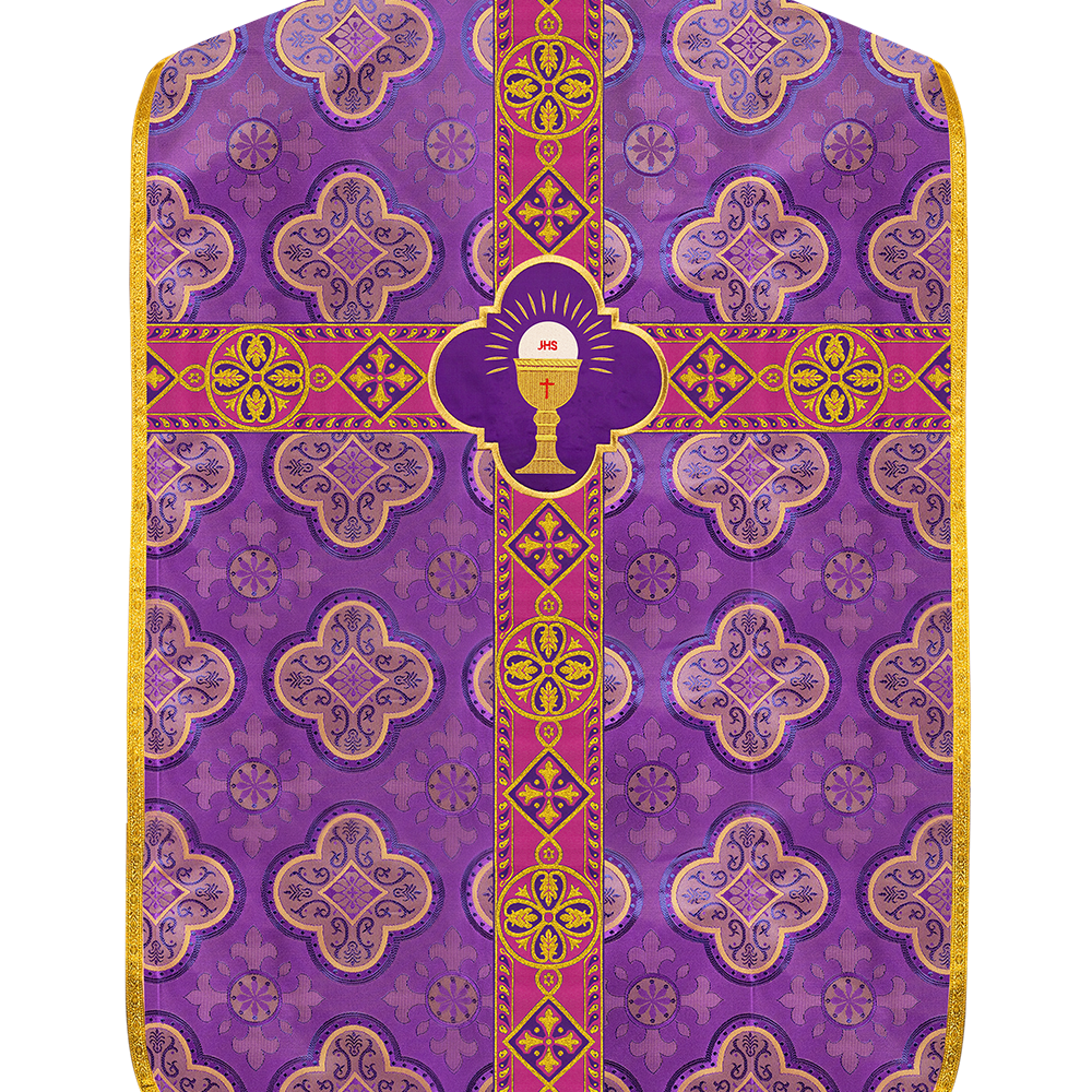 Roman Chasuble with Woven Braids