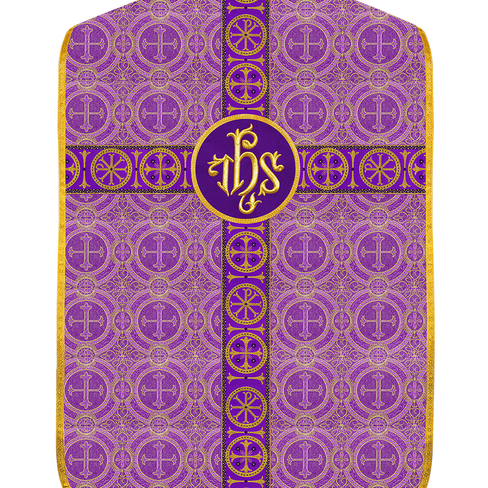 Roman Chasuble with Adorned Orphrey