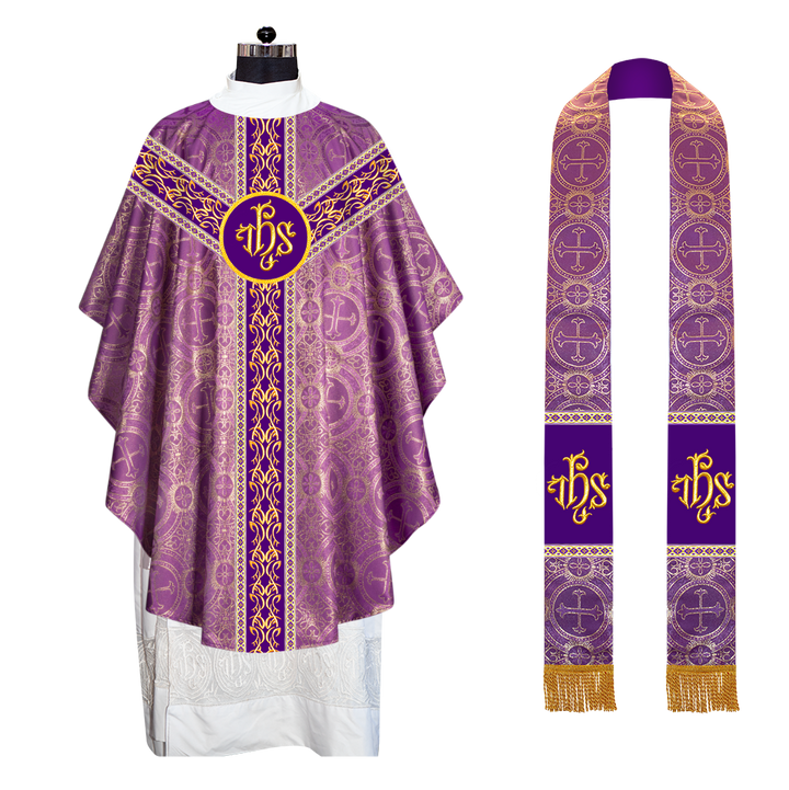 Gothic Chasuble with Adorned Designs