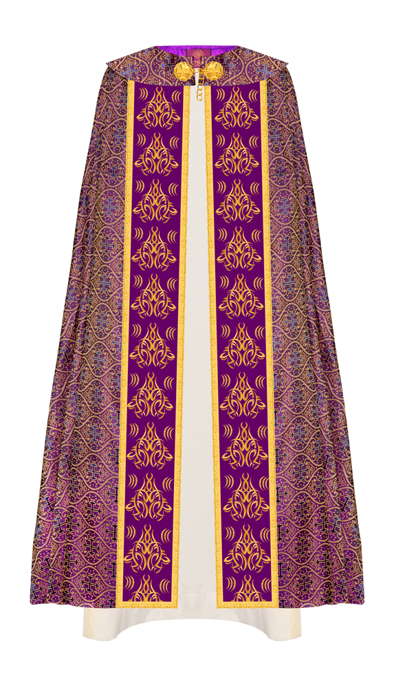 Gothic Cope with Ornate Orphrey