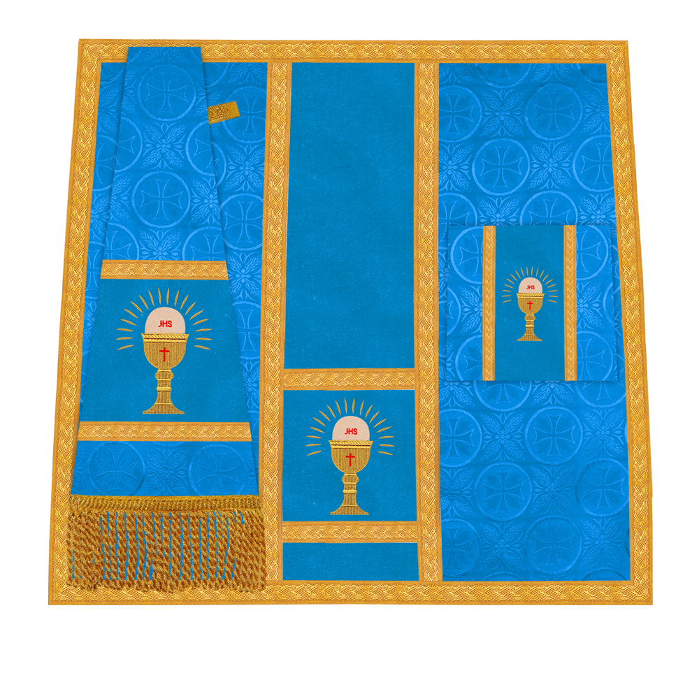 Mass Set adorned with Liturgical Motif