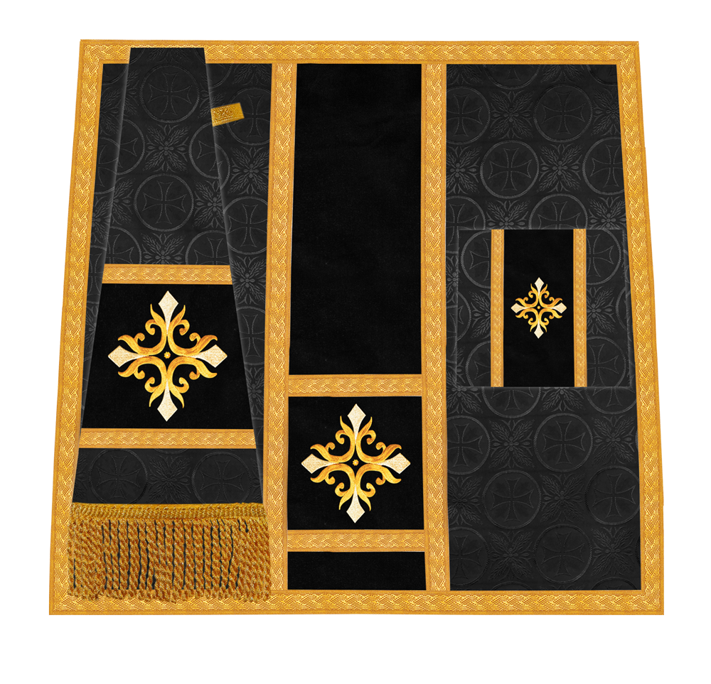 Handcrafted Altar Mass Set with Embroidered Motif