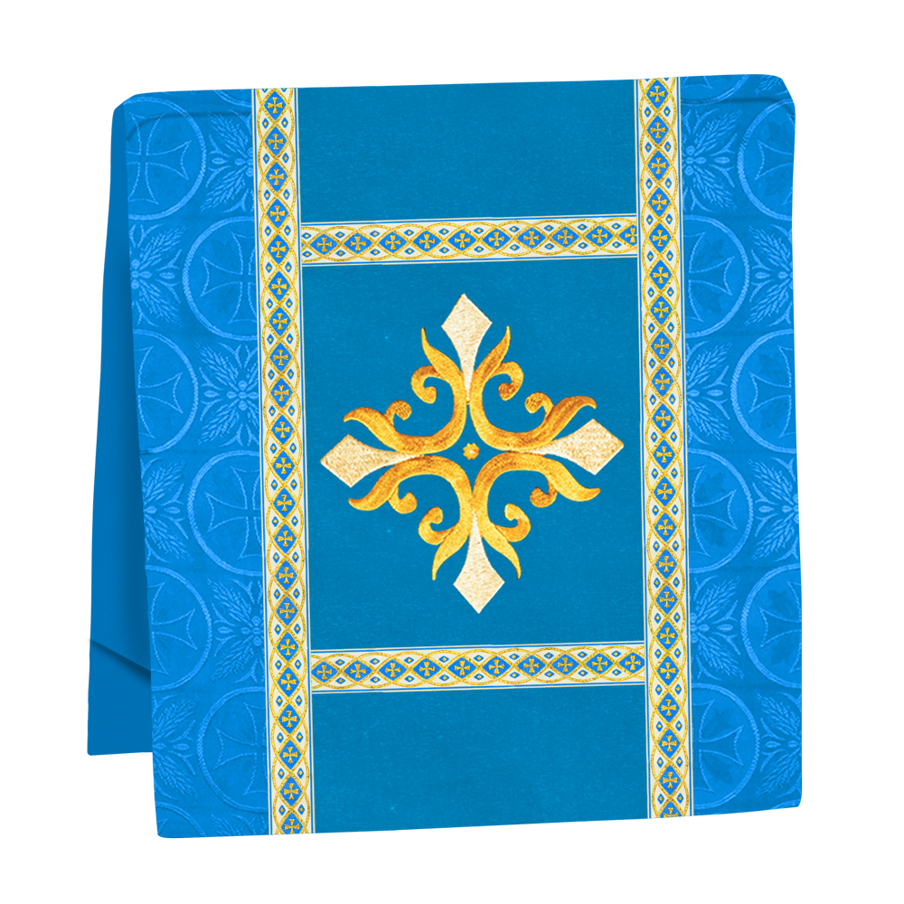 Traditional Altar Mass Set with  Embroidered Motifs