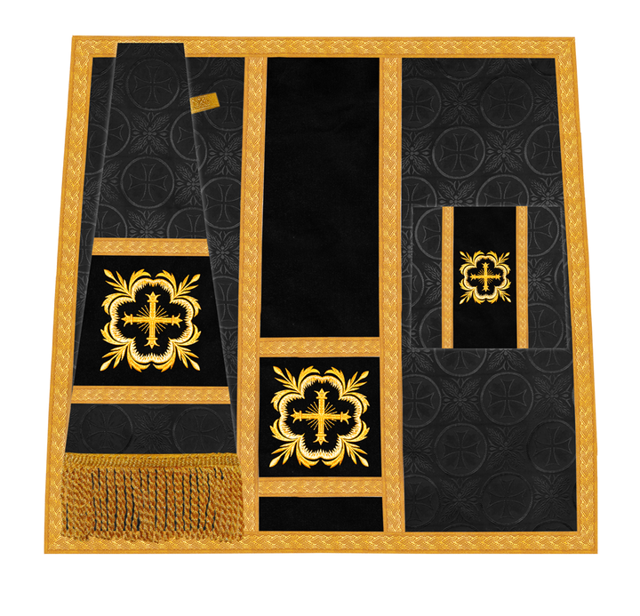 Handcrafted Altar Mass Set with Embroidered Motif